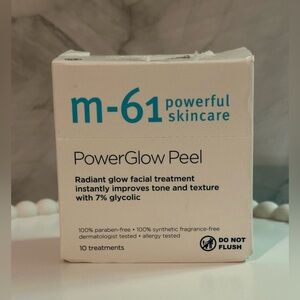 M-61 PowerGlow 1-minute 1-step Peel 7% Glycolic Acid - 10 Treatments